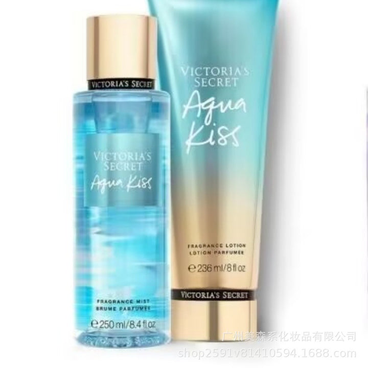 跨境维多利亚的秘密身体乳VS香氛喷雾套装滋润保湿持久留香爆款