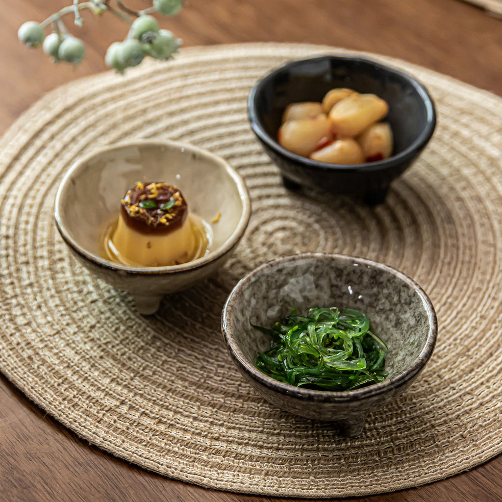 蘸料碟日式陶瓷碟子家用火锅专用调料小碗餐厅创意餐具味碟吐骨碟