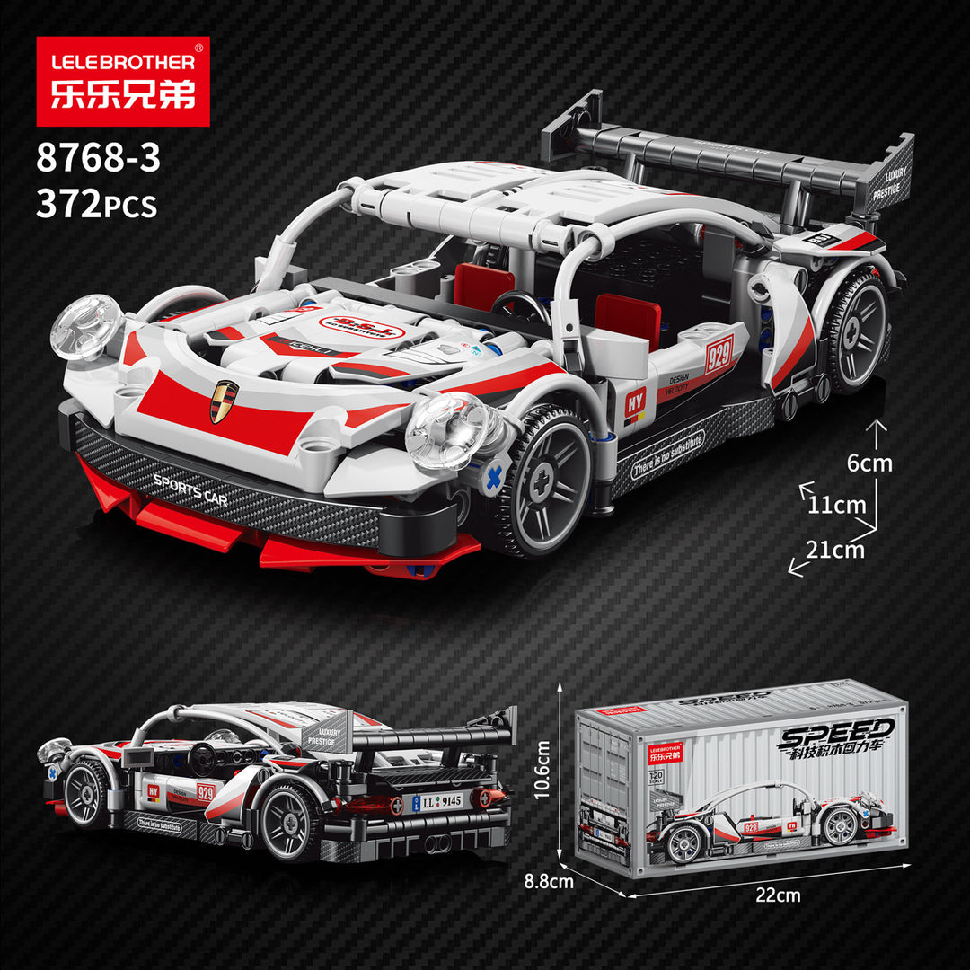Apollo Sports Car Building Blocks Set – High-Difficulty Drift Racing Car Model Assembly Toy