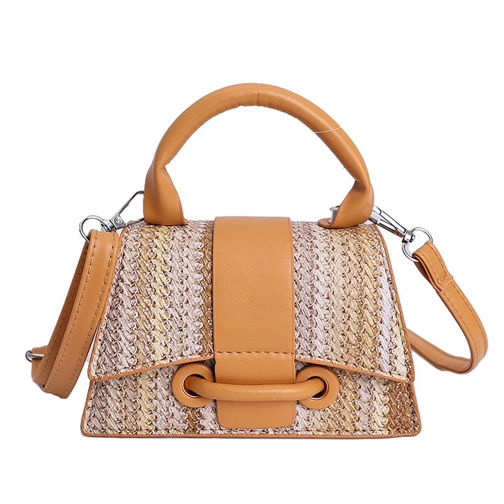 Spring Stylish Unique Design Fashion Casual Texture Small Square Bag Trendy Minimalist Women's Shoulder Cro