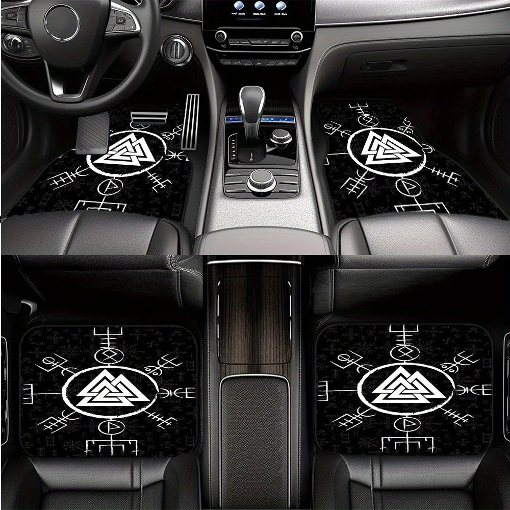 Vintage Car Foot Mat Carpet 4 Piece Set Stain Resistant Floor Mat TEMUFoot Mat Wholesale