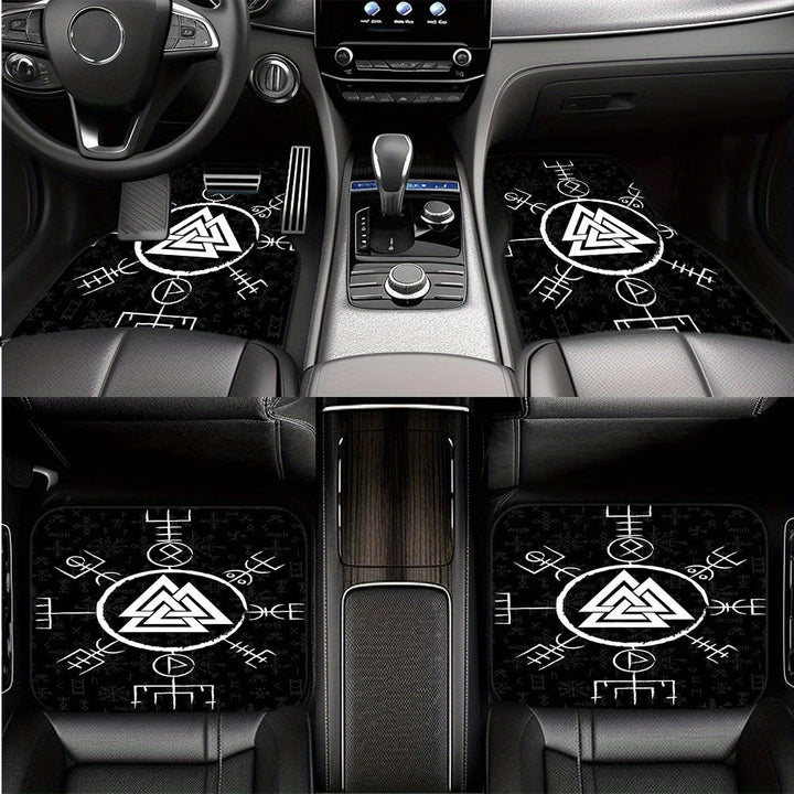 Vintage Car Foot Mat Carpet 4 Piece Set Stain Resistant Floor Mat TEMUFoot Mat Wholesale