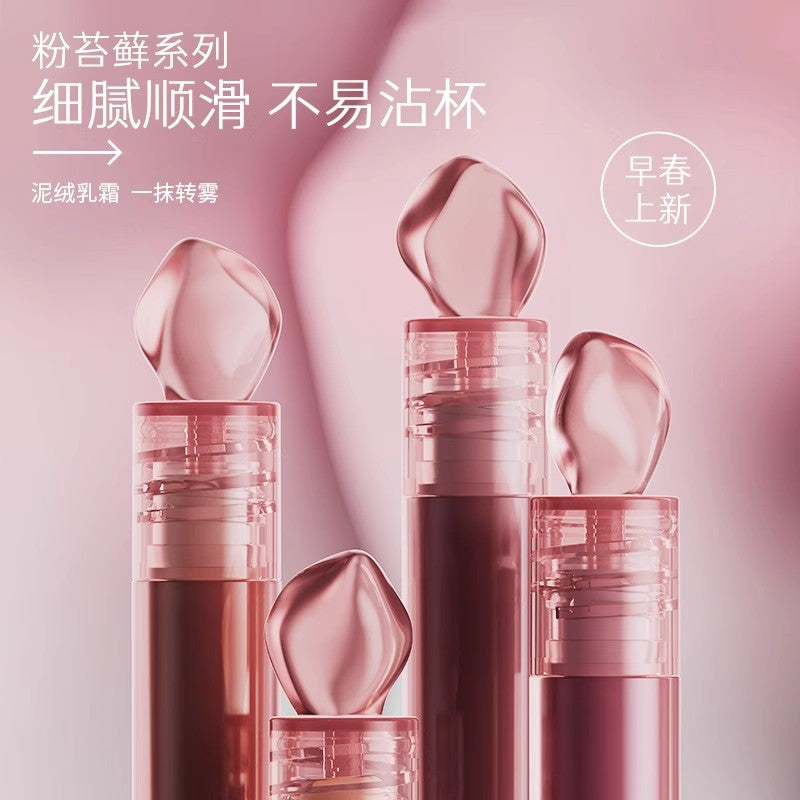 玛俪黛佳浓郁印记唇釉石头唇釉红石头空气感唇泥雾面哑光P350P433