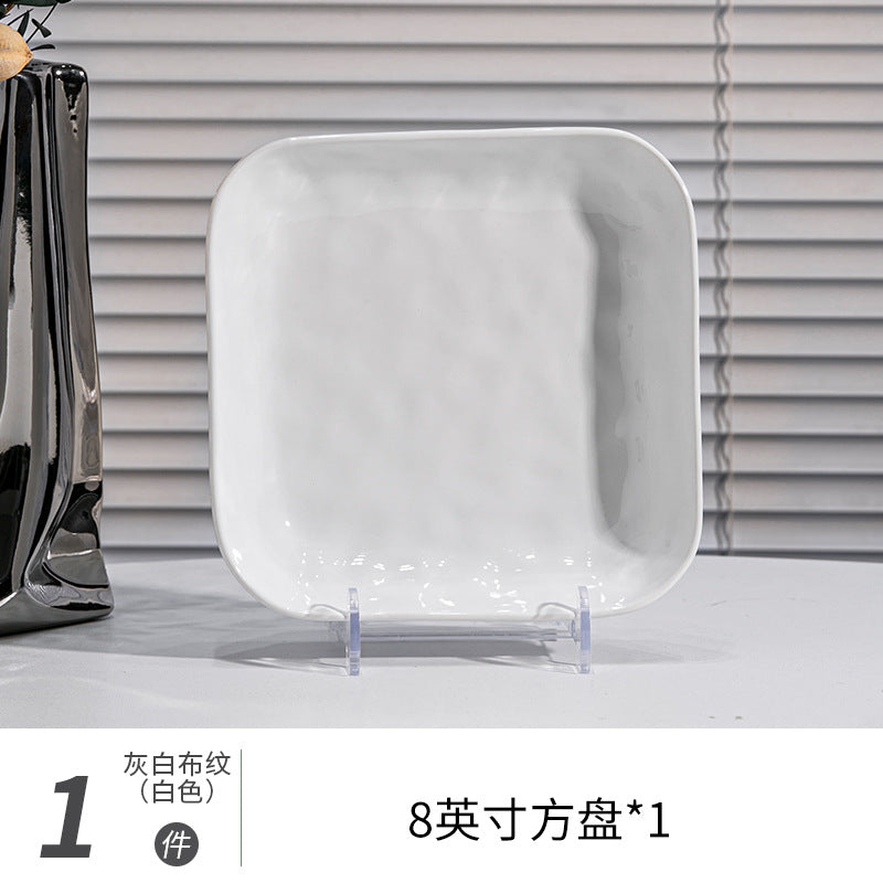 釉下彩碗碟套装家用北欧ins风碗盘碗具碗筷2026新款高级感简约餐