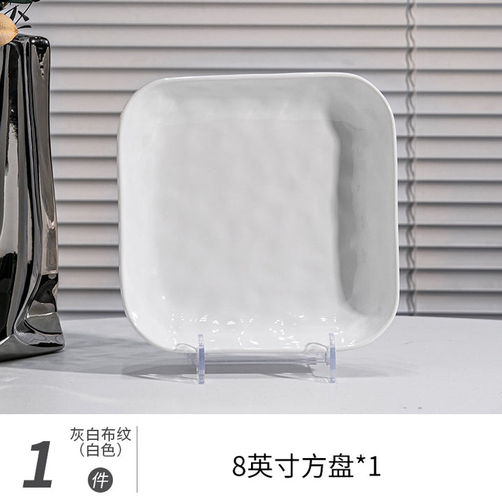 釉下彩碗碟套装家用北欧ins风碗盘碗具碗筷2026新款高级感简约餐