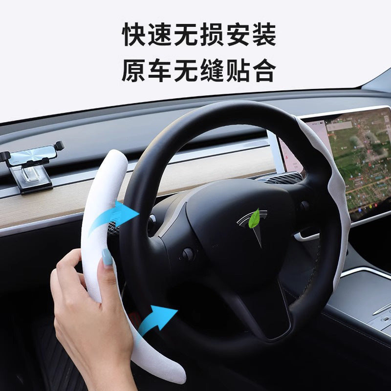 Compatible Model Y 3 Steering Wheel Cover Steering Wheel Cover All Season Universal