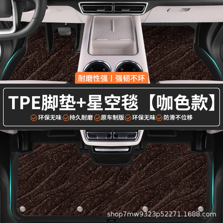 i 60 Special TPECar Foot Mat Car Interior Special Waterproof Durable Non Slip Car Foot Mat