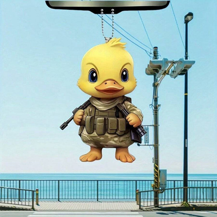 Duck Acrylic Hanging Ornament For Car Rearview