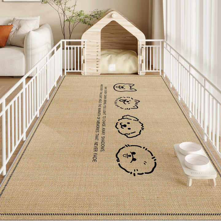 Small Dogpvc Pet Cat Dog Special Home Floor Mat