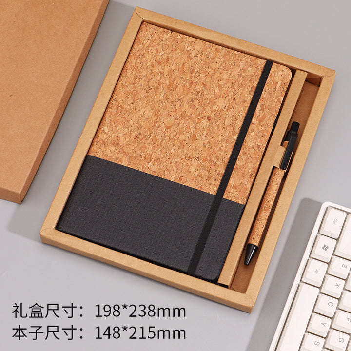 Eco Cork Notebook Gift Set with Logo – A 5 Notepad for Office & School Wholesale