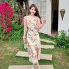 French Gentle Floral Slip Dress with Cardigan – Sexy Bodycon Maxi Dress 2026 Summer