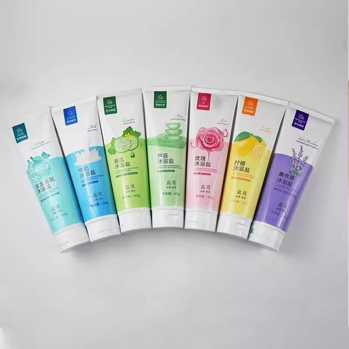 盐商400g正品沐浴盐可搓可泡足疗搓脚盐沐浴奶盐沐浴洗澡盐足浴磨