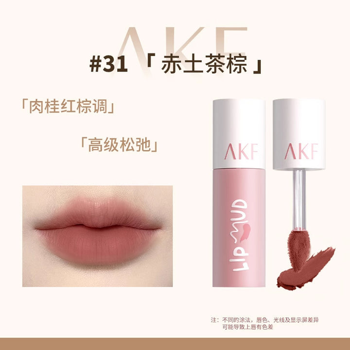 AKF Lip Mud Lipstick Women's Transfer-Proof Matte Lip Gloss