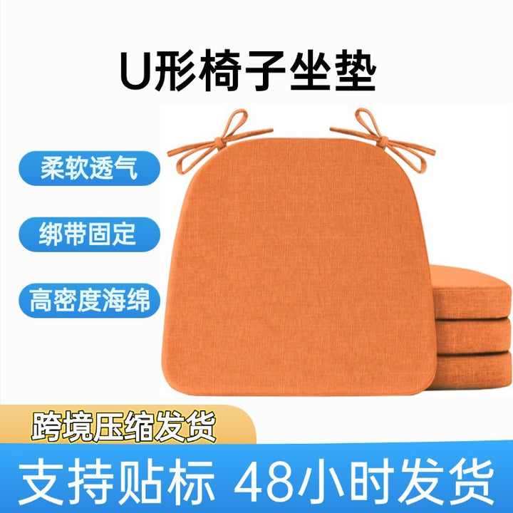 Custom ULinen Seat Cushion Thickened Non Slip Minimalist Non Slip Linen Seat Cushion