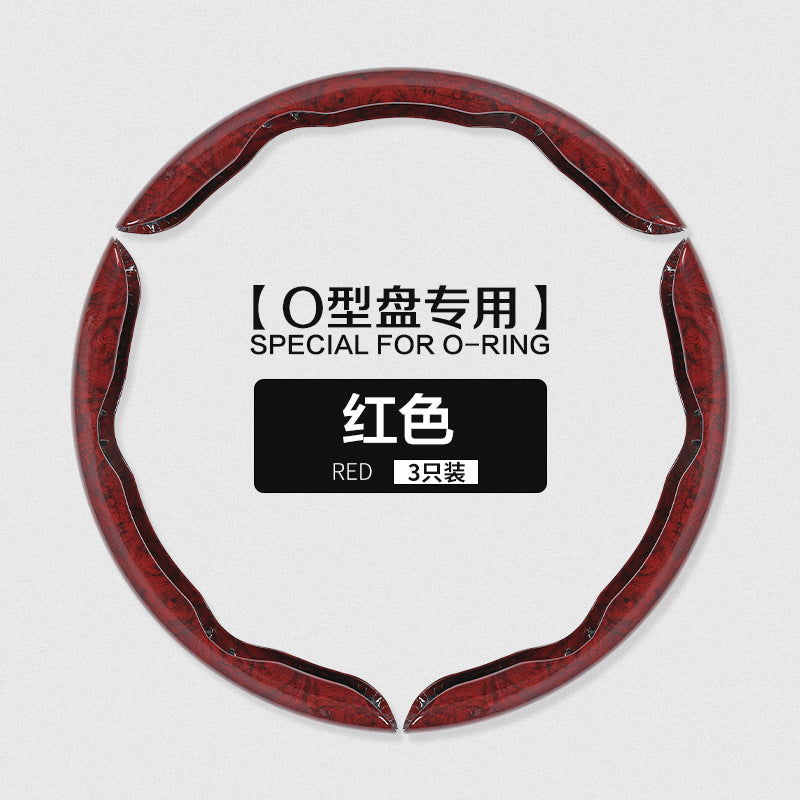 24 New Car Steering Wheel Cover Fashion Leather Car Grip Cover Durable Non Slip