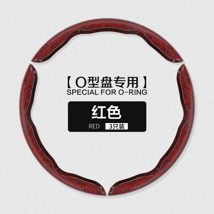 24 New Car Steering Wheel Cover Fashion Leather Car Grip Cover Durable Non Slip
