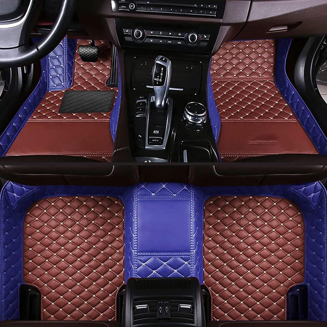 Compatible LADA Granta Special Leather Car Foot Mat