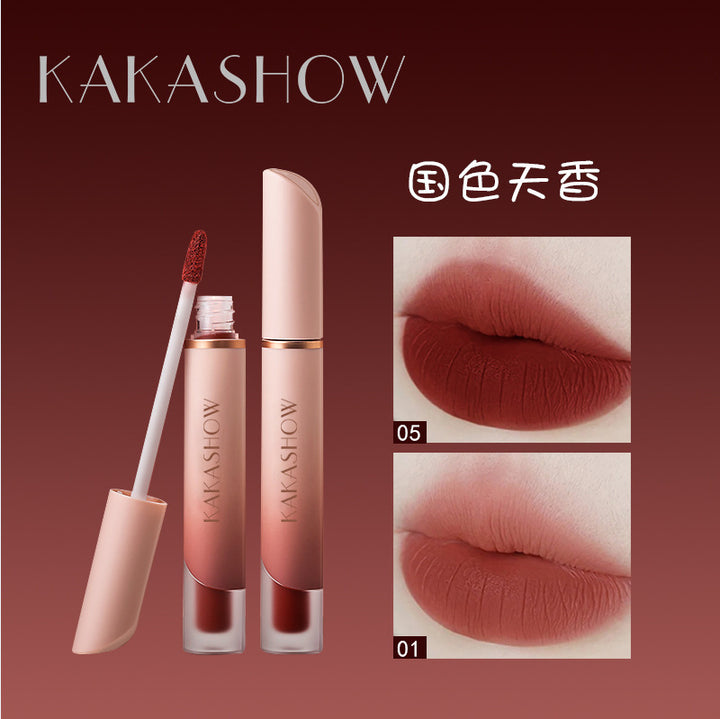 KAKASHOW雾所畏惧哑光唇釉唇泥丝绒显白不易沾杯雾面口红