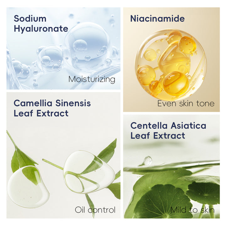QUIYUMMen's Skincare Set 5 Hydrating Moisturizing Cleanse Face
