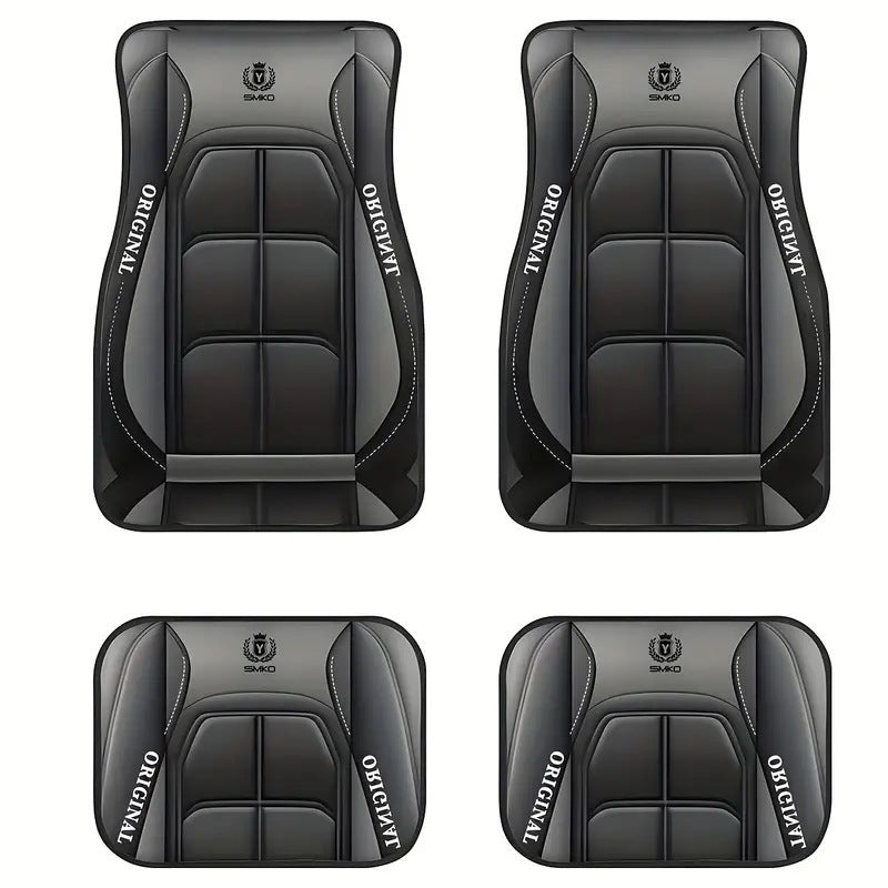 TEMUNordic Vintage Car Foot Mat Carpet Carpet 4 Piece Set Stain Resistant Floor Mat Wholesale Drop Shipping