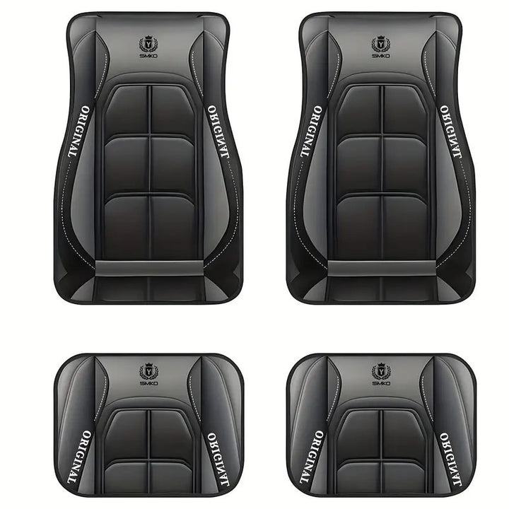 TEMUNordic Vintage Car Foot Mat Carpet Carpet 4 Piece Set Stain Resistant Floor Mat Wholesale Drop Shipping