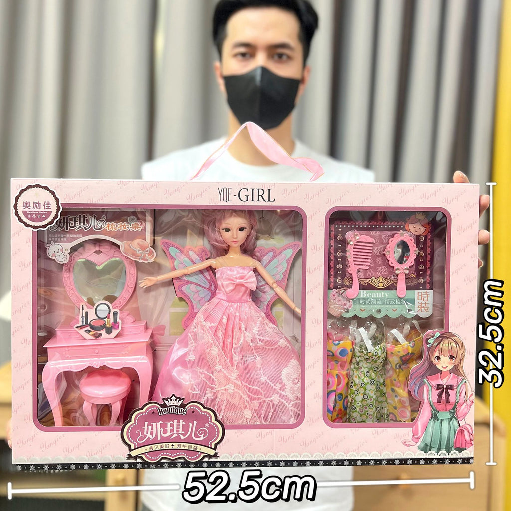 批发巴比洋娃娃礼盒套装仿真公主女孩儿童玩具机构招生礼物包邮