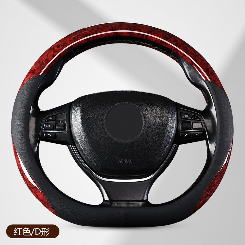 Steering Wheel Grip Cover Thin All Season Universal Car Moisture Wicking Non Slip Grip Cover