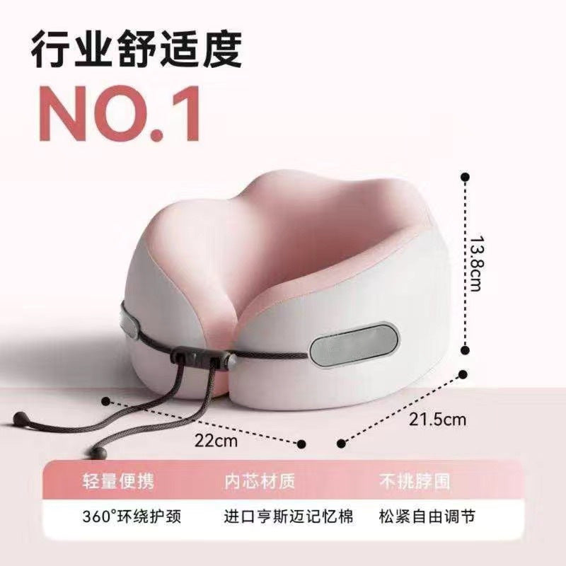 u型枕记忆棉护颈枕飞机睡觉U形枕脖枕坐车便携旅行枕脖子靠枕