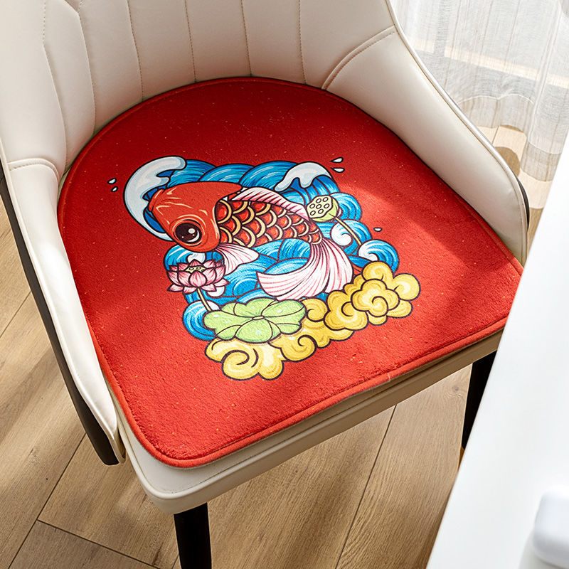 Nordic Light Luxury Seat Cushion Office Fall/Winter Thickened
