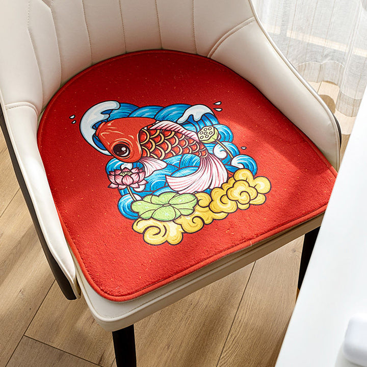 Nordic Light Luxury Seat Cushion Office Fall/Winter Thickened