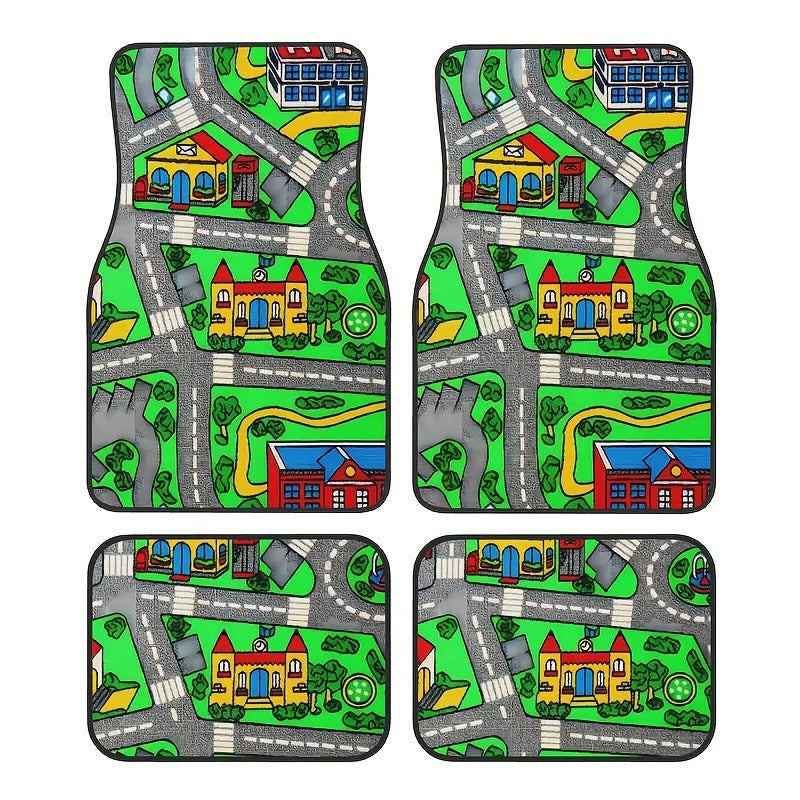 Car Floor Mat Crystal Velvet Absorbent Wear Resistant