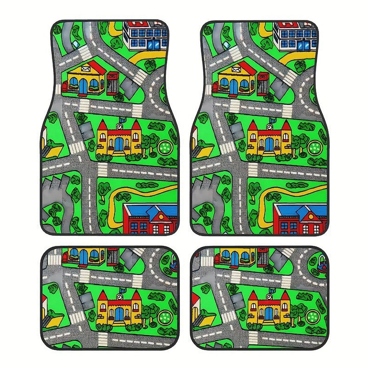 Car Floor Mat Crystal Velvet Absorbent Wear Resistant