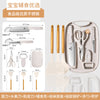 不锈钢刀具套装厨房全套菜刀菜板硅胶厨具家用刀具全套刀代发批发