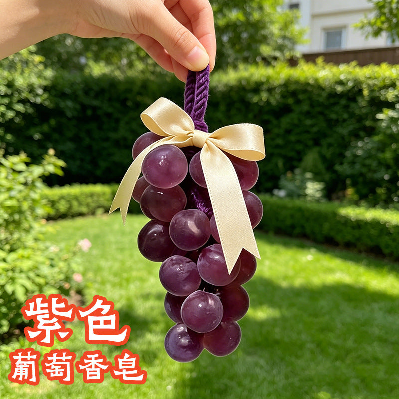手工葡萄皂肥皂持久留香家用香薰仿真葡萄皂护士节伴手礼葡萄香皂