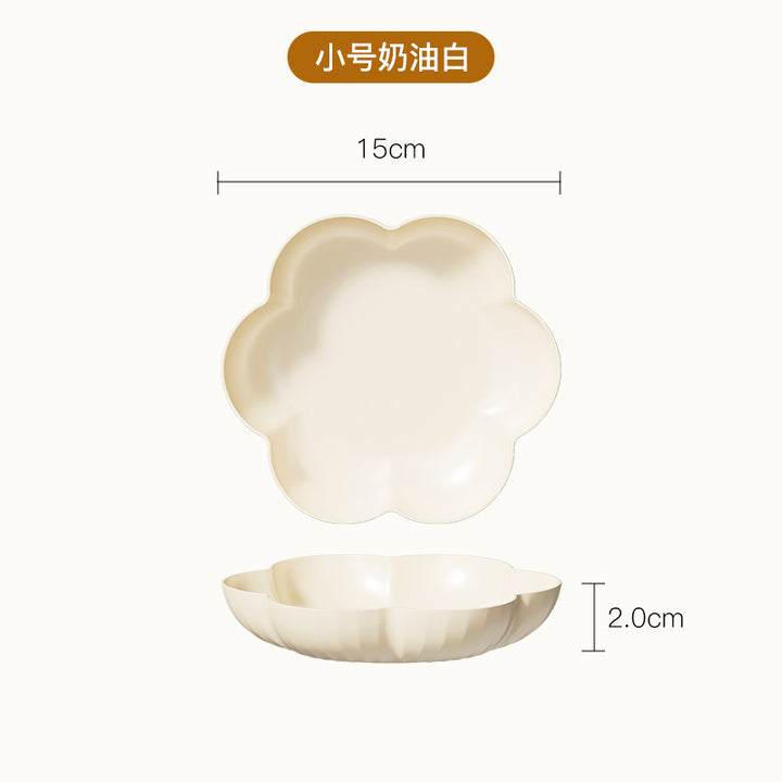 花型多层果盘小熊套装家用塑料PP糖果盘干果盘水果盘零食坚果甜品
