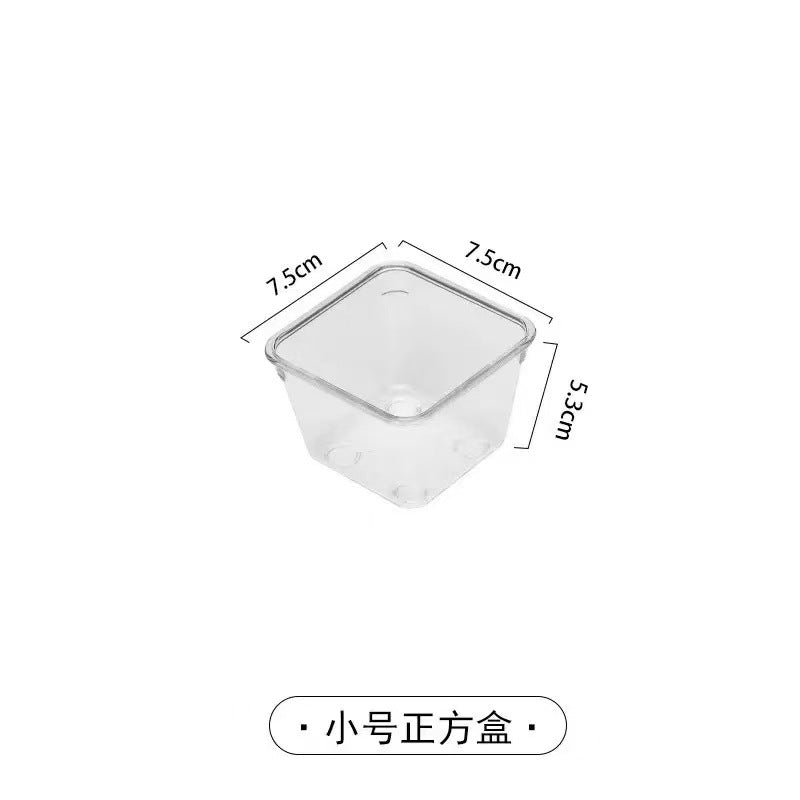 简约透色抽屉收纳盒跨境分隔家用杂物收纳整理桌面置物多功能塑料