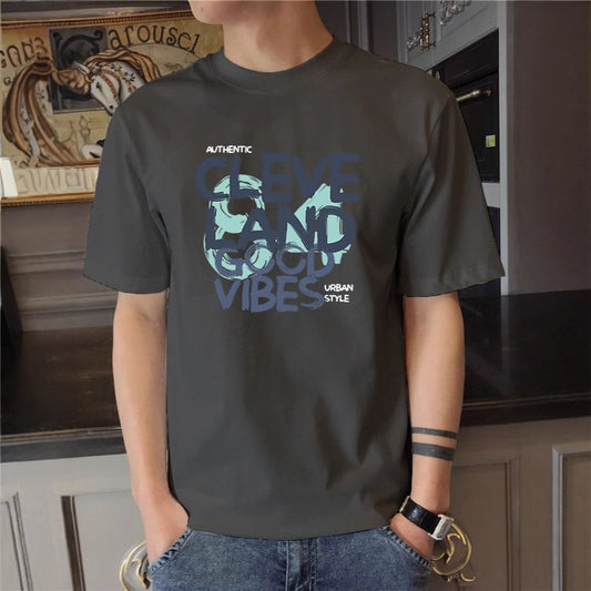 New T Shirt for Men and Women Summer Simple Basic Heavy Cotton Casual Multi-color Versatile