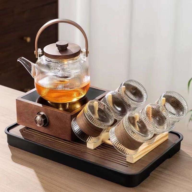 Glass Steaming Teapot 2025 New Kettle Electric Ceramic Stove Tea Set