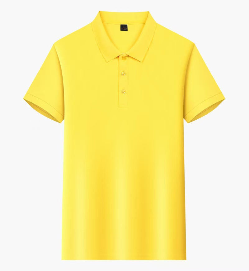 Short Sleeve polo Men's Summer Workwear Turn-down Collar Printed Work Shirt logo Patterned Advertising Shirt for Men polo Shirt