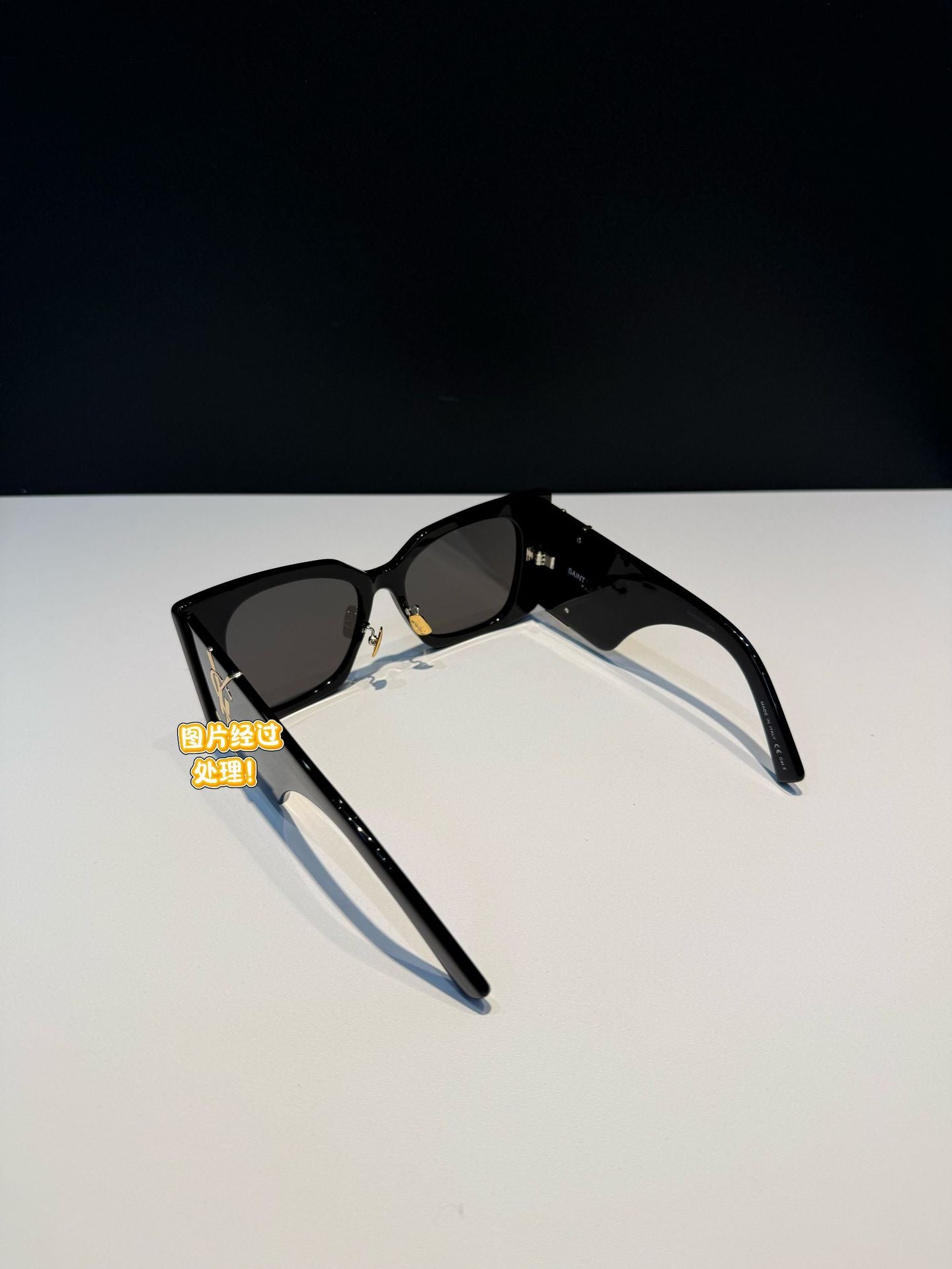 2024New M119Yang Shulin Cat Eye Sunglasses for Women rose The same style of high-end square large-frame sunglasses