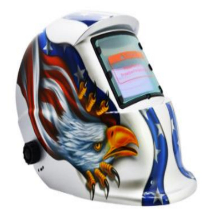 107Solar Automatic Dimming Welding Protective Mask Head-mounted Argon Arc Welding LCD Welder Mask