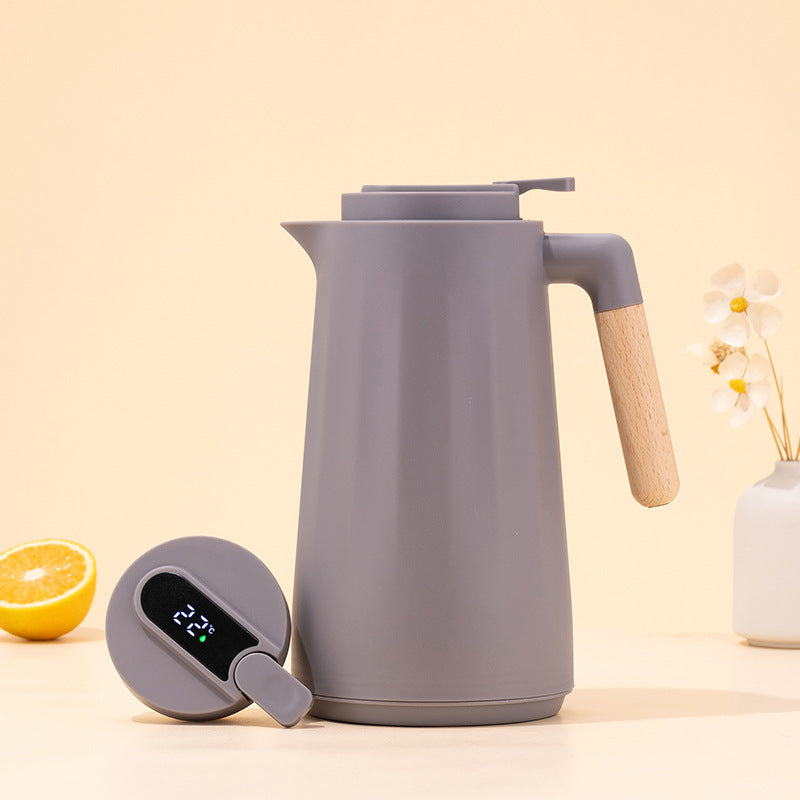 Cross-Border Insulated Kettle Household Glass Inner Liner Warm Kettle Simple Office Coffee Large Capacity Hot Water Kettle Insulated Water Kettle