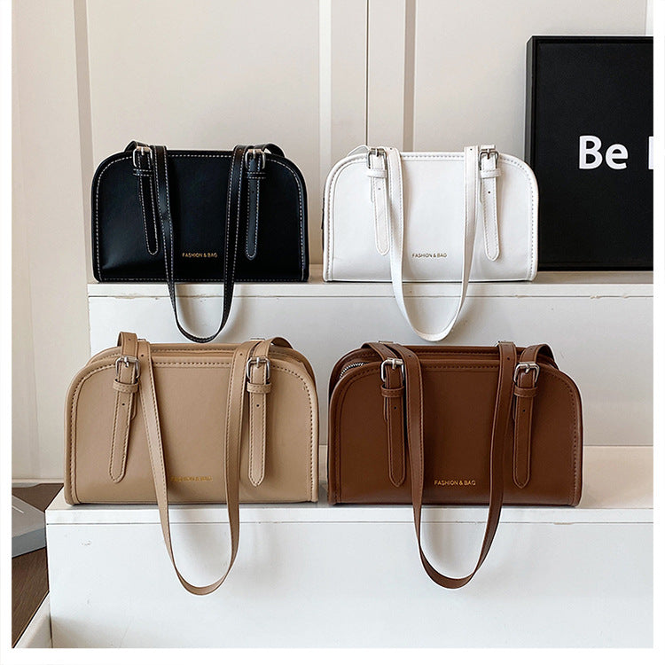 2025Spring New Crossbody Handbag Underarm Fashion Versatile Trendy Internet Celebrity Design High-Quality Texture Girlfriend Bag