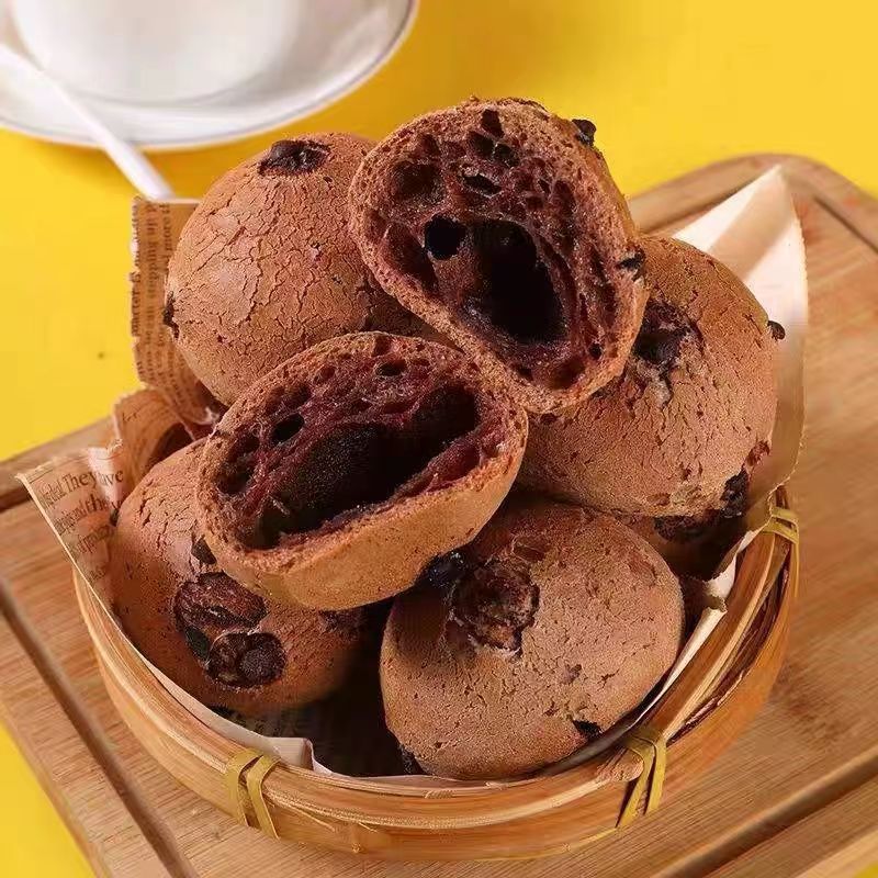 Soft and Chewy Small Mochi Original Flavor/Chocolate/Cranberry Three Flavors Available Small Bread Pastries Snacks