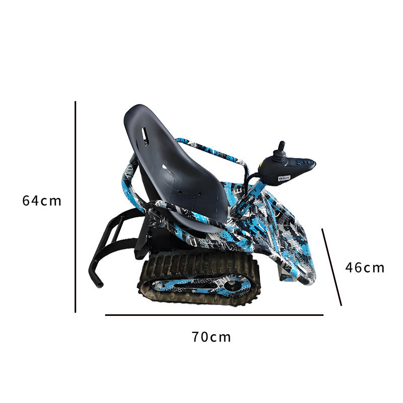 Shared Thunder Crawler Tank Electric Car Charging Car Small Crawler Thunderbolt Battle Vehicle Children's Amusement Crawler Car