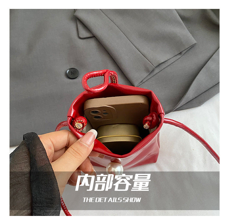 New Chinese Style Mini Handbag for Women2024New high-end versatile coin purse casual single shoulder crossbody phone bag