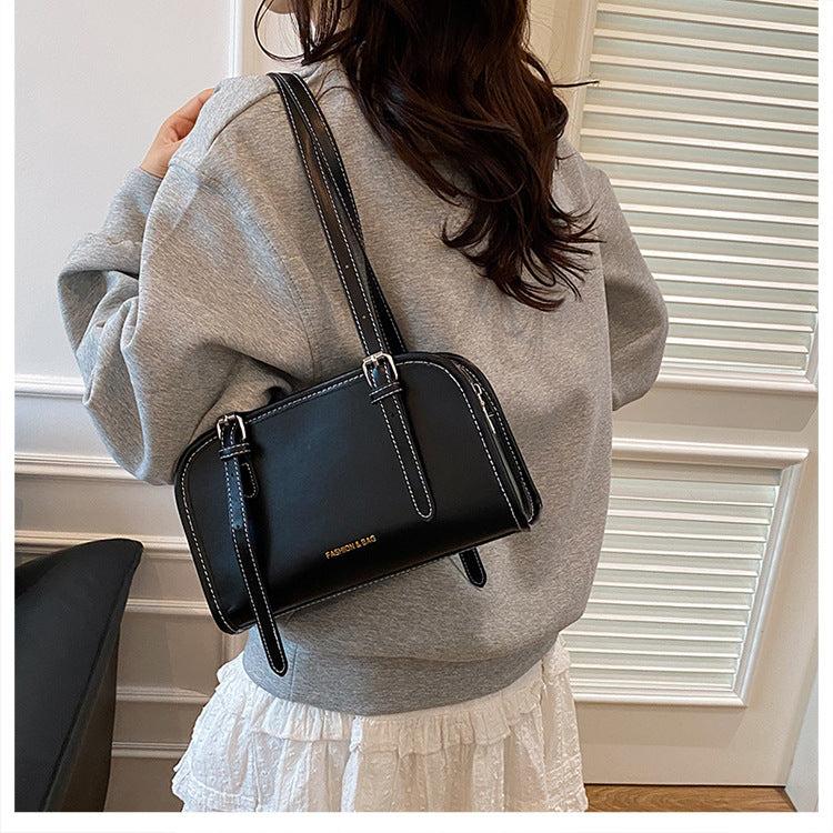 2025Spring New Crossbody Handbag Underarm Fashion Versatile Trendy Internet Celebrity Design High-Quality Texture Girlfriend Bag