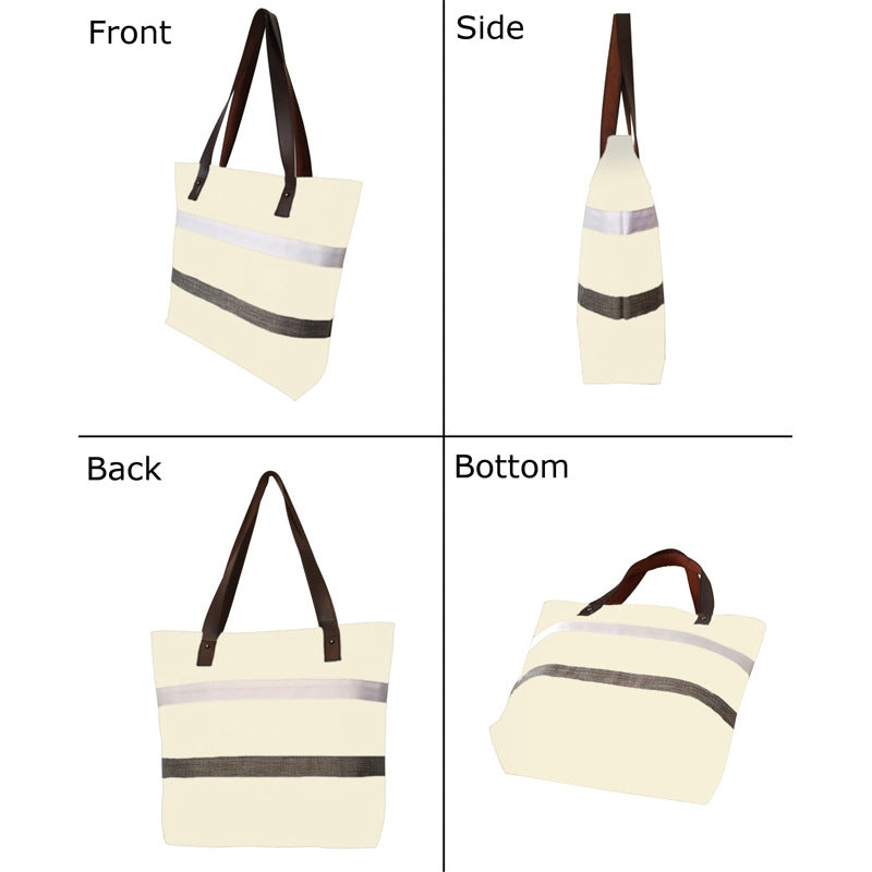 Export Hot-Selling Women's Handbag Large Capacity Multi-Functional Canvas Bag Shopping Bag Storage Bag Travel Bag Tote Bag