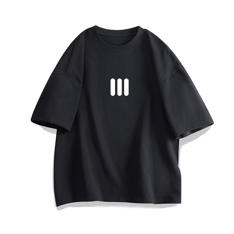 Cotton Short Sleeve t Men's Summer Casual Trendy Base Shirt Round Neck Loose Half Sleeve Cotton T-Shirt5New