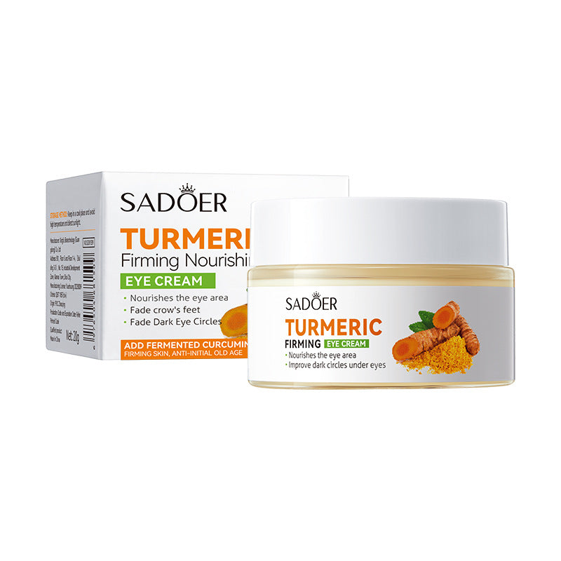 Full English Turmeric Skincare Set SADOER Cleansing, moisturizing, hydrating five-piece set for cross-border foreign trade wholesale